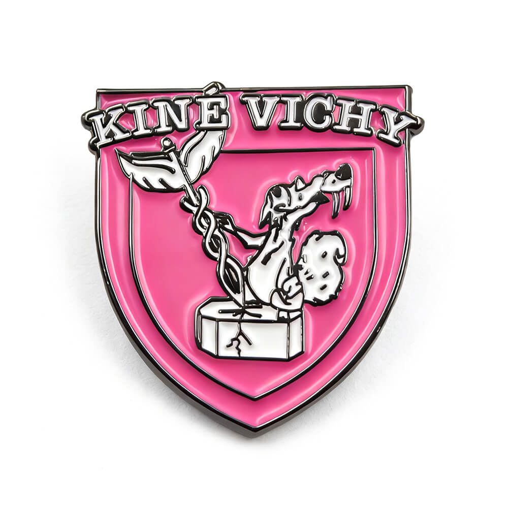 Soft enamel pin