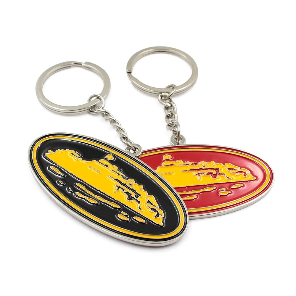 Military style Enamel Keychain
