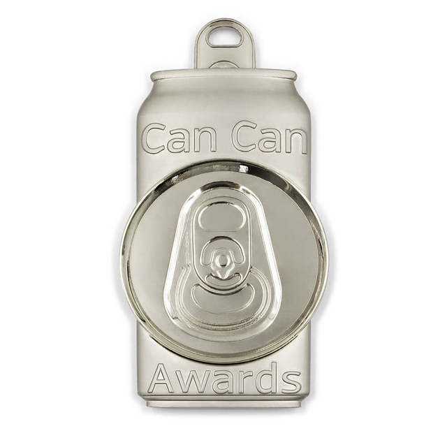 Custom Can-Shaped Medal Design - Unique Award Medal