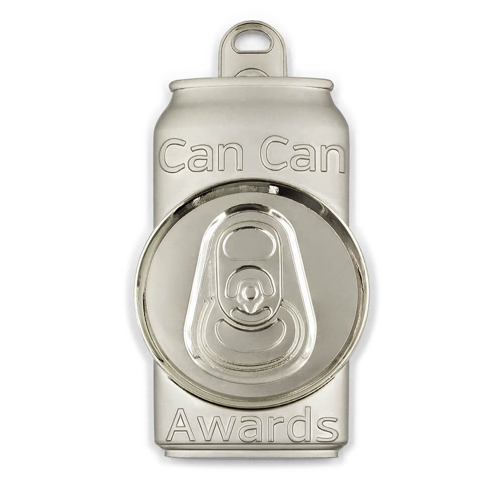 Custom Can-Shaped Medal Design - Unique Award Medal