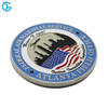 Soft Enamel Challenge Coin Side Profile View