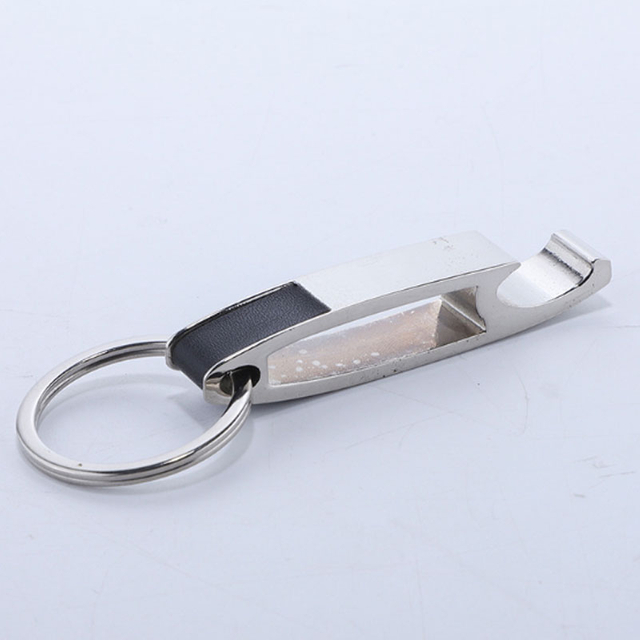 Custom Flat Wedding Favor Blank Bottle Opener Key Chains