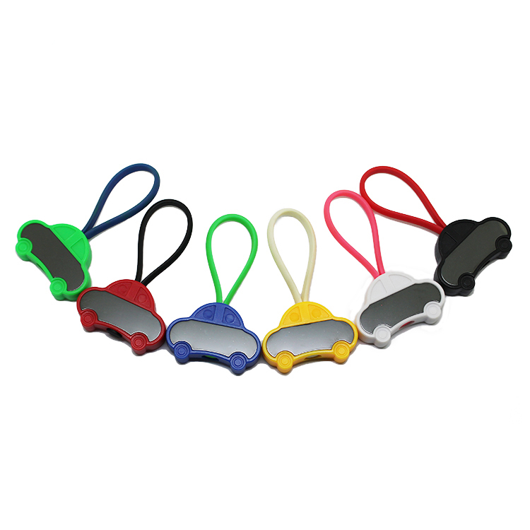 Colorful Car Shaped Hard PVC Keychain