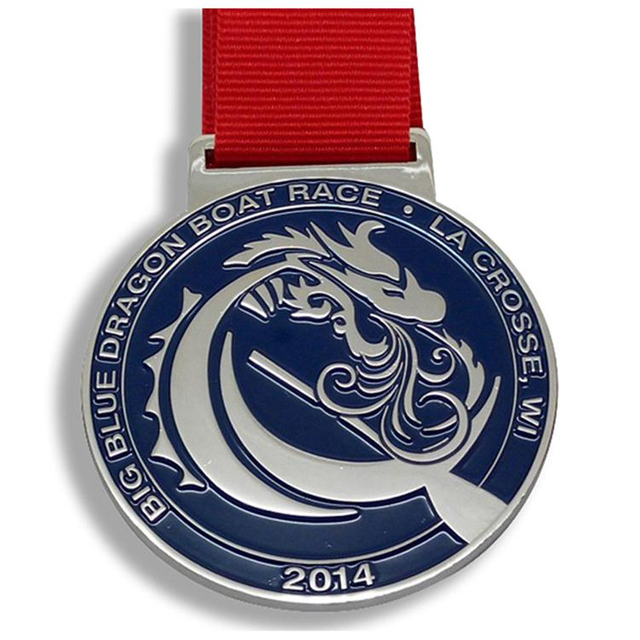 Soft Enamel Dargon Boat Award Metal Medal
