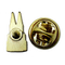3D Gold Mini Tower Metal Lapel Pin