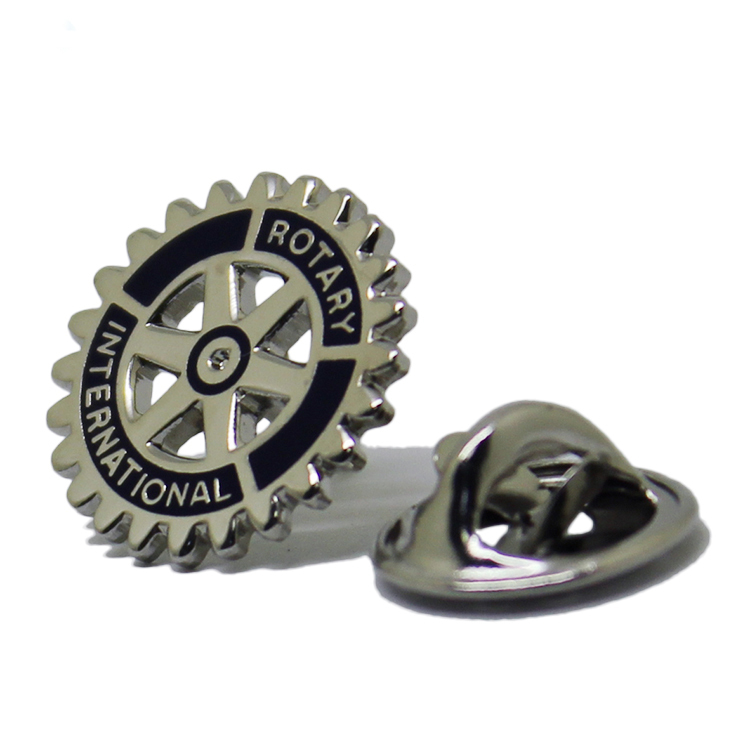 Silver Metal Custom Hard Enamel Rotary Pin