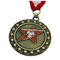 Antique Custom Soccer Soft Enamel Gold Medal
