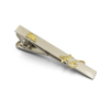 Personalized Tie Clip – Custom Engraved Monogram Gold Metal Tie Bar