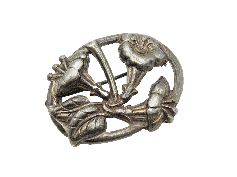 vintage-silver-floral-brooch-lapel-pin