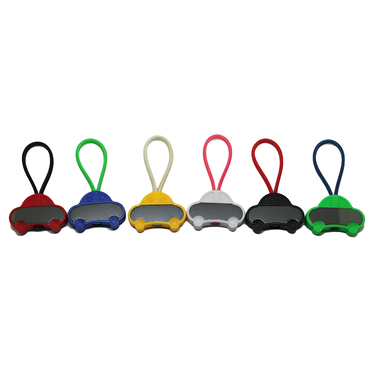 Colorful Car Shaped Hard PVC Keychain