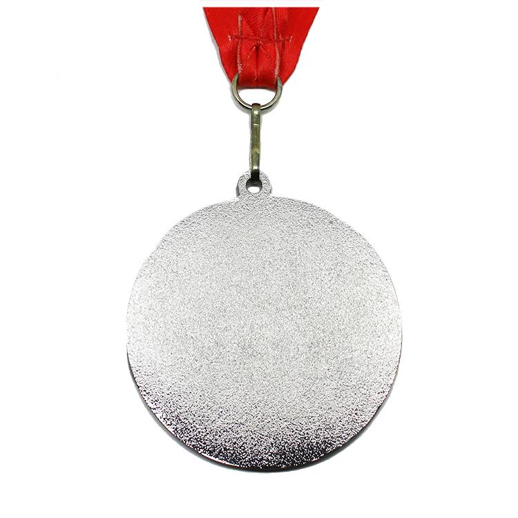 Custom Color Paste Metal Medal With Lanyard