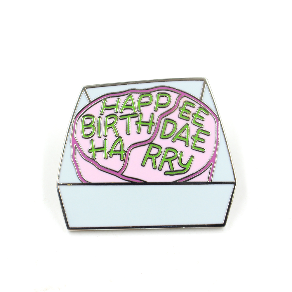 Hard enamel pin