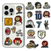 Custom Saudi Arabia Metal Enamel Lapel Pin Phone Sticker