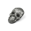  Antiqued Silver Sugar Skull Die Cut