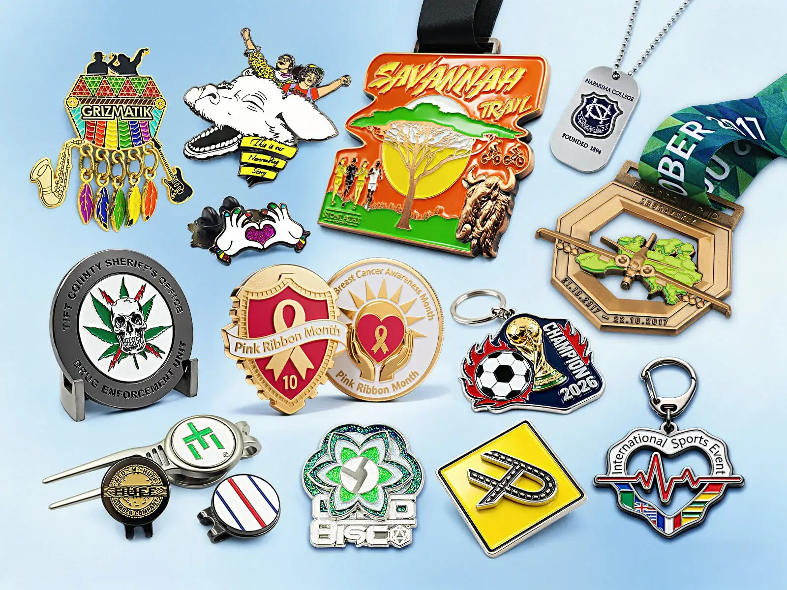 Manufacturer of Custom Pins, Coins & Medals banner-1