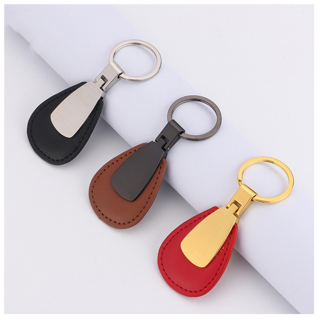 Leather Keychain Strap Custom Personalized Leather Keychain