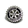 Silver Metal Custom Hard Enamel Rotary Pin
