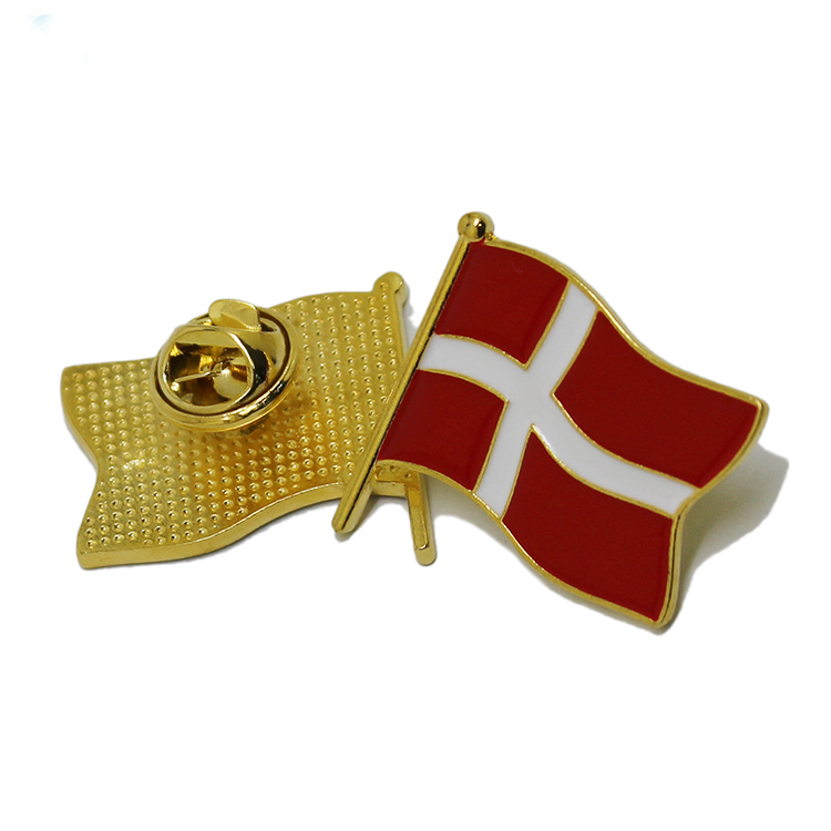 Metal Soft Enamel Country Flag Lapel Pin