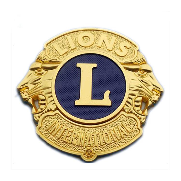 Wholesale Custom Lion Club Metal Lapel Pin