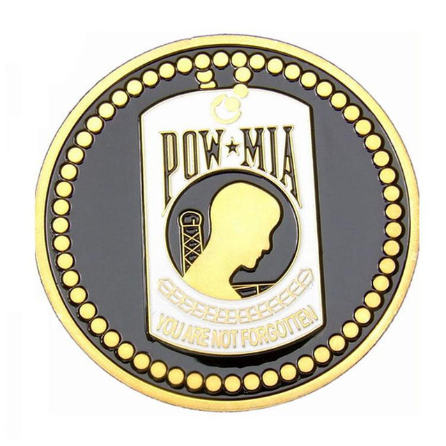 American Eagle Soft Enamel Metal Silver Coin