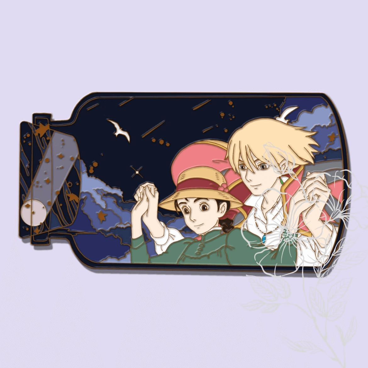 custom-enamel-coin-howls-moving-castle-bottle-scene-pin-design