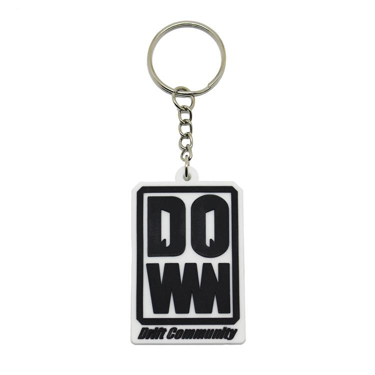 Custom Logo Soft PVC Rubber Keychain