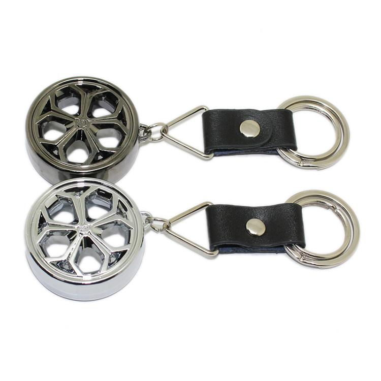 Professional Manufacture Metal Auto Turbo Keychain