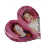 Heart Shaped Photo Printing Lapel Pin With Epoxy