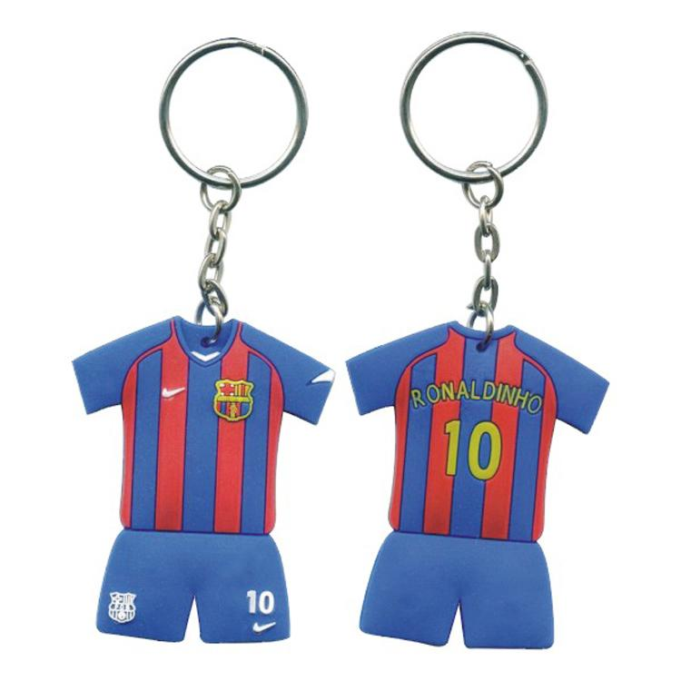 Personalized Design Jersey Soft PVC Key Chain