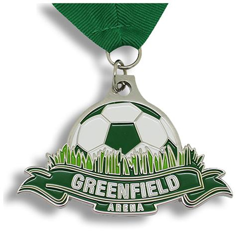 Custom Football Soccer Soft Enamel Metal Medal
