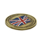 England Custom Logo Soft Enamel Metal Challenge Coin