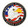 American Eagle Soft Enamel Metal Silver Coin
