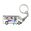 Vibrant Gbaka des Chocos Enamel Keychain - Iconic Ivorian Minibus Adventure