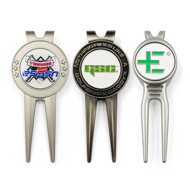 Custom Logo Soft Enamel Golf Divot Tool