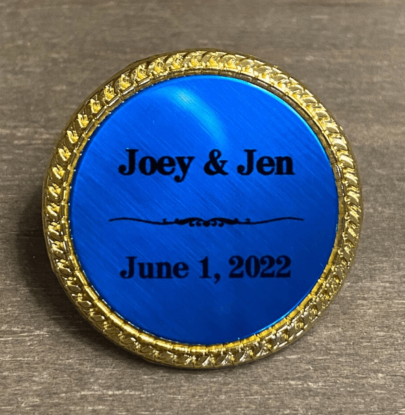 wedding lapel pin-1