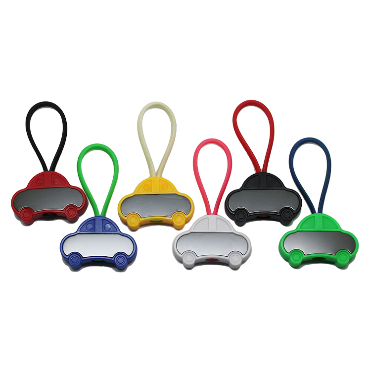 Colorful Car Shaped Hard PVC Keychain