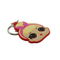 Little Girl Cartoon Soft Rubber Keyring