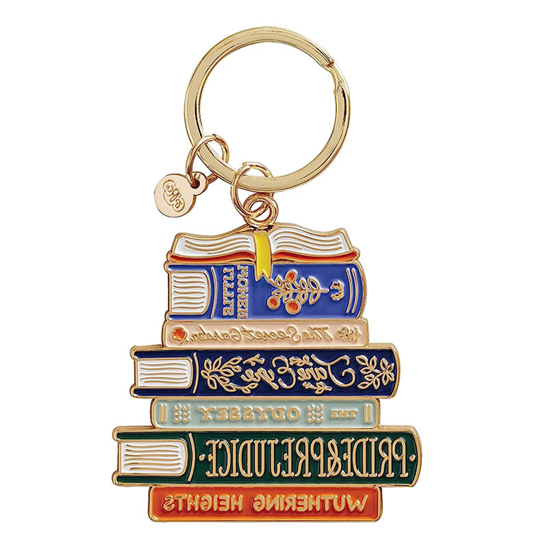 Vibrant Multi-Color Enamel Keychain
