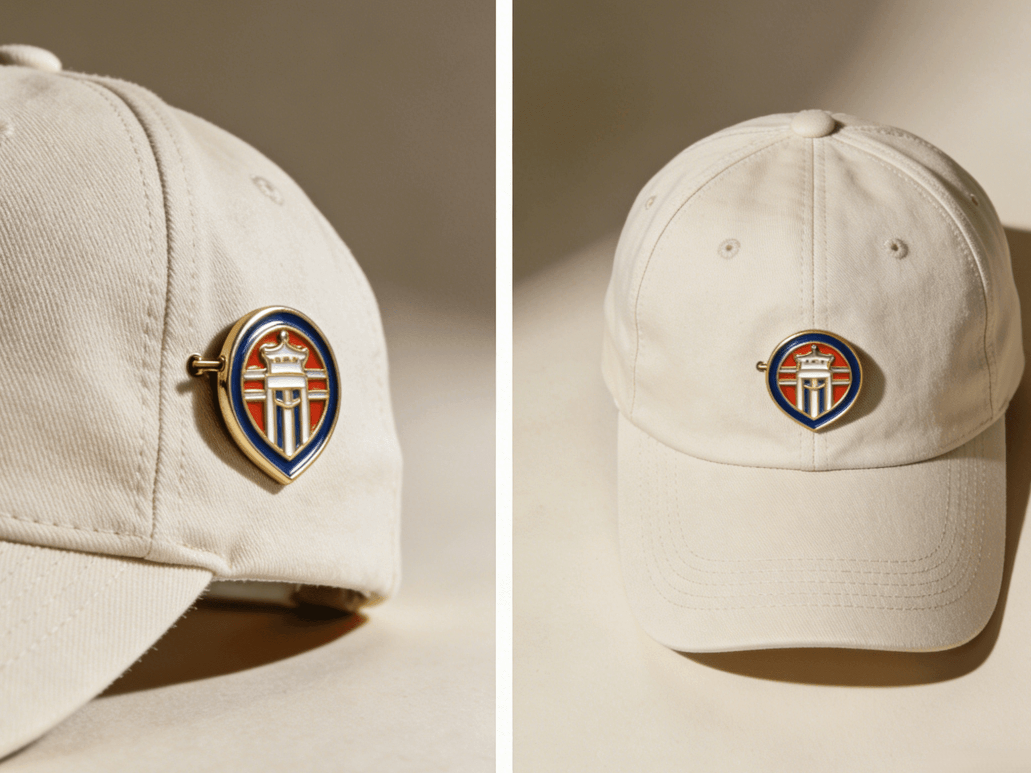 pin on side hat and front hat