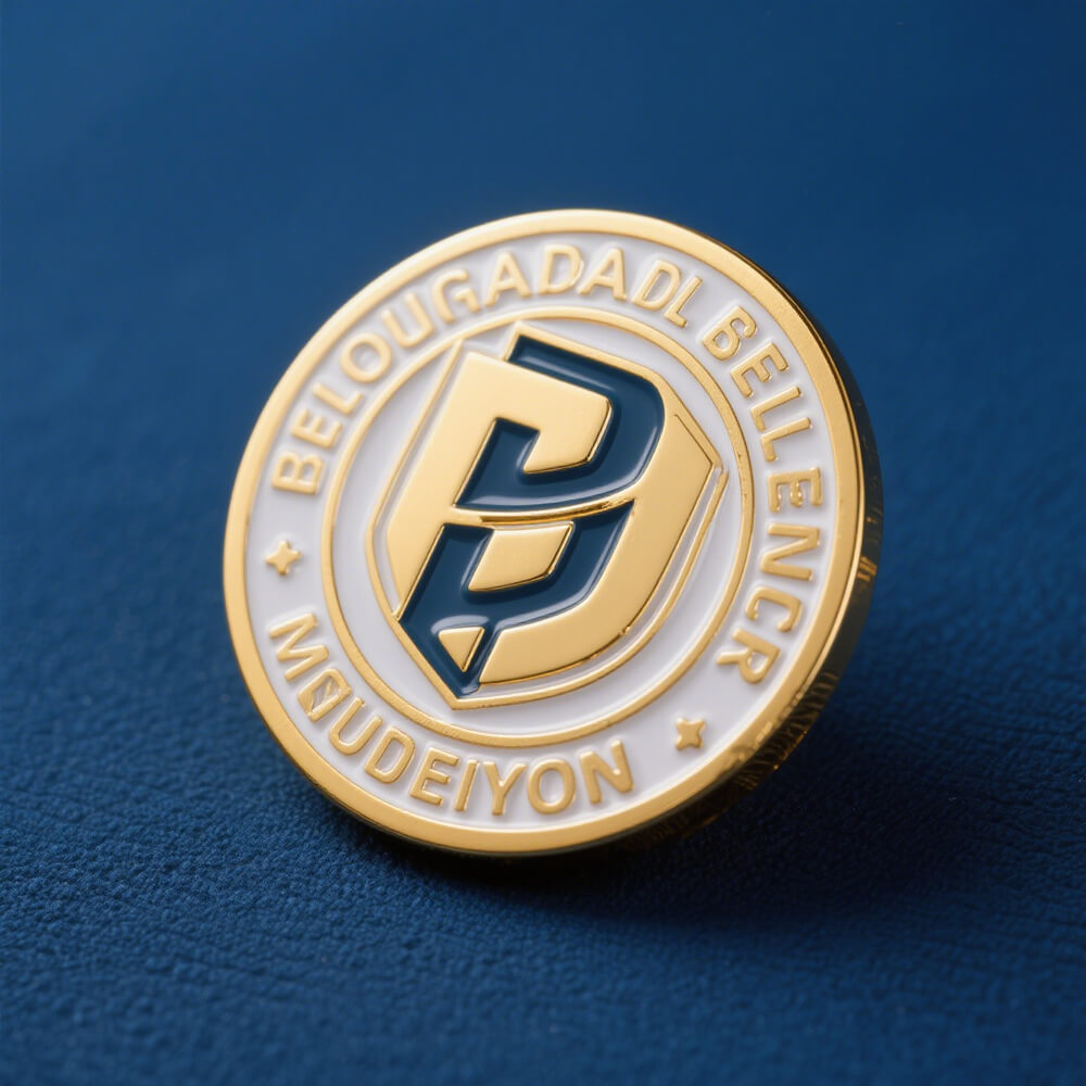 shiny-gold-blue-round-enamel-lapel-pin