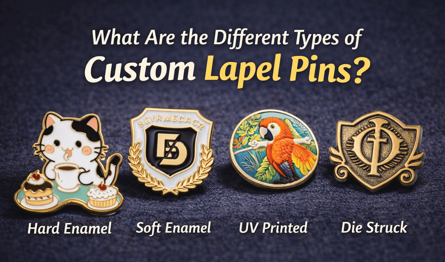 What Are The Different Types of Custom Lapel Pins? A B2B Buyer's Selection Guide