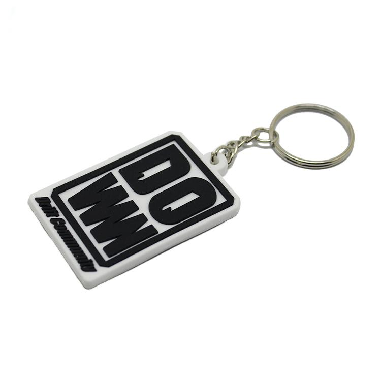 Custom Logo Soft PVC Rubber Keychain