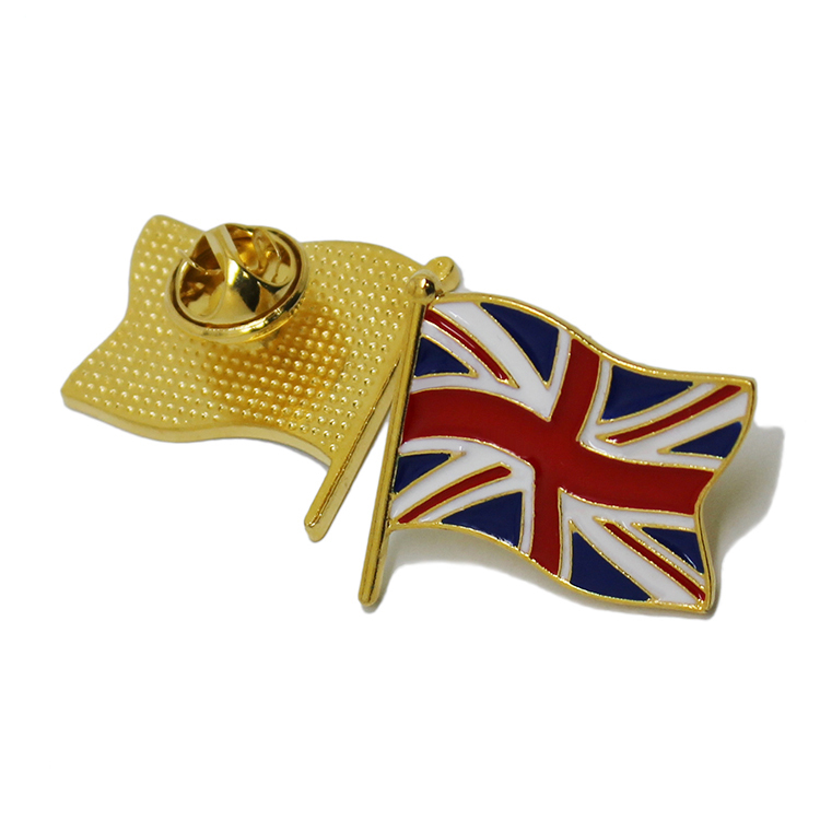 Metal Soft Enamel Country Flag Lapel Pin