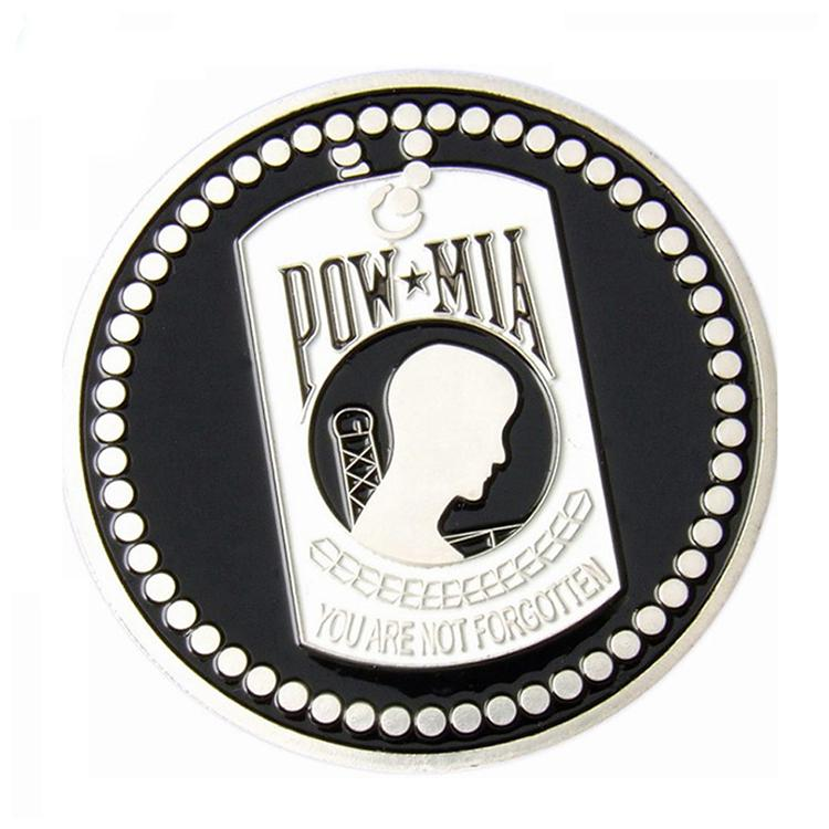 American Eagle Soft Enamel Metal Silver Coin