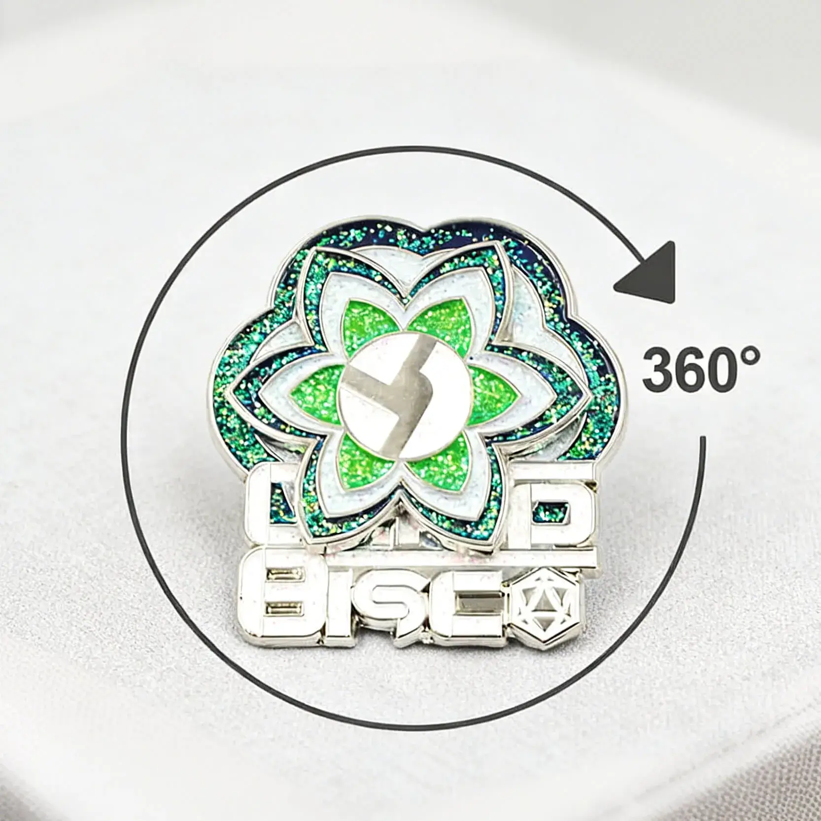 Rotatable badge