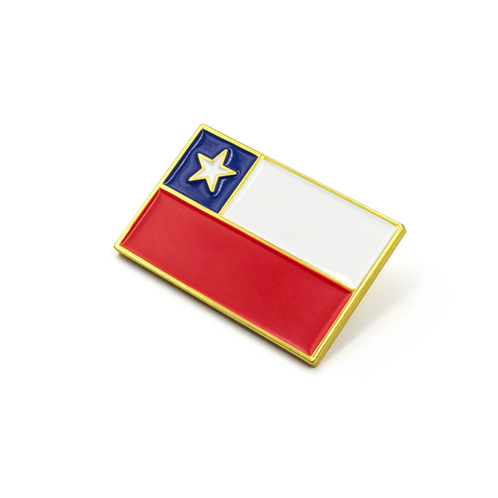 Custom Metal All World Soft Hard Enamel Flag Lapel Pin