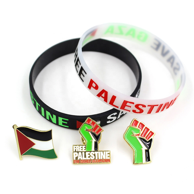 Soft Hard Enamel Palestine Flag Lapel Pin 