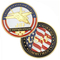 3D Gold USAF Military Soft Enamel Challenge Coin