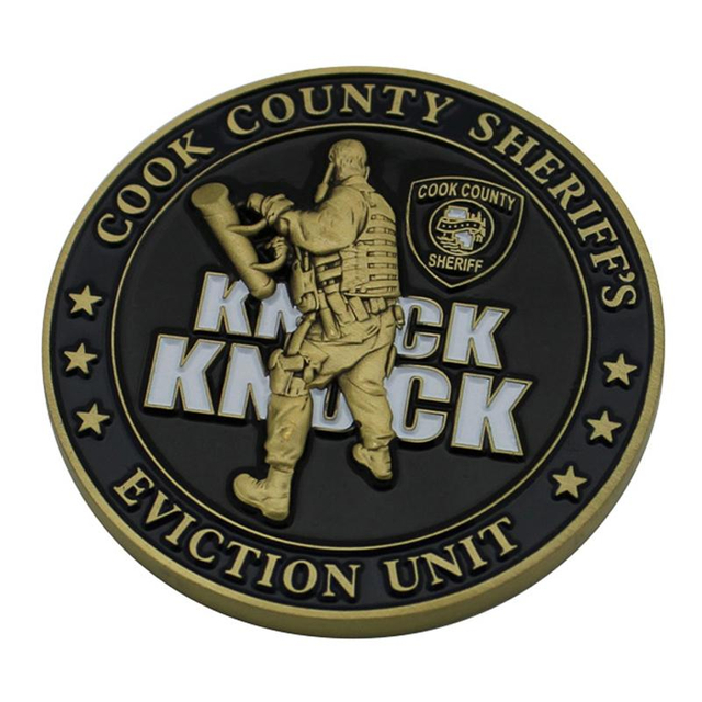 3D Custom Soft Enamel Metal Challenge Coin