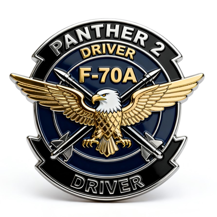 3D Military Army Soft Enamel Challenge Coin